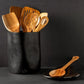 Dutch Deluxes Wooden Utensil Skimmer Spatula XL ACACIA Acacia