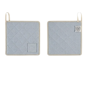 Combekk® Recycled Cotton Potholders - Witloft Sky Blue (Set of 2)