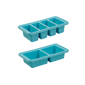 Combekk® The Original Food Cube Tray Set of 2 (250ml & 500ml) – Blue