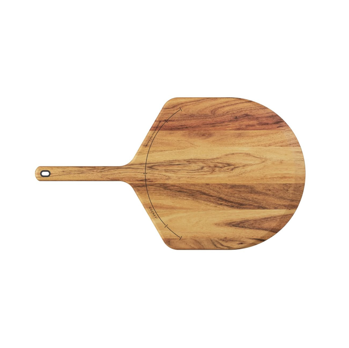 Acacia Wood Pizza Peel & Serving Platter 14" L