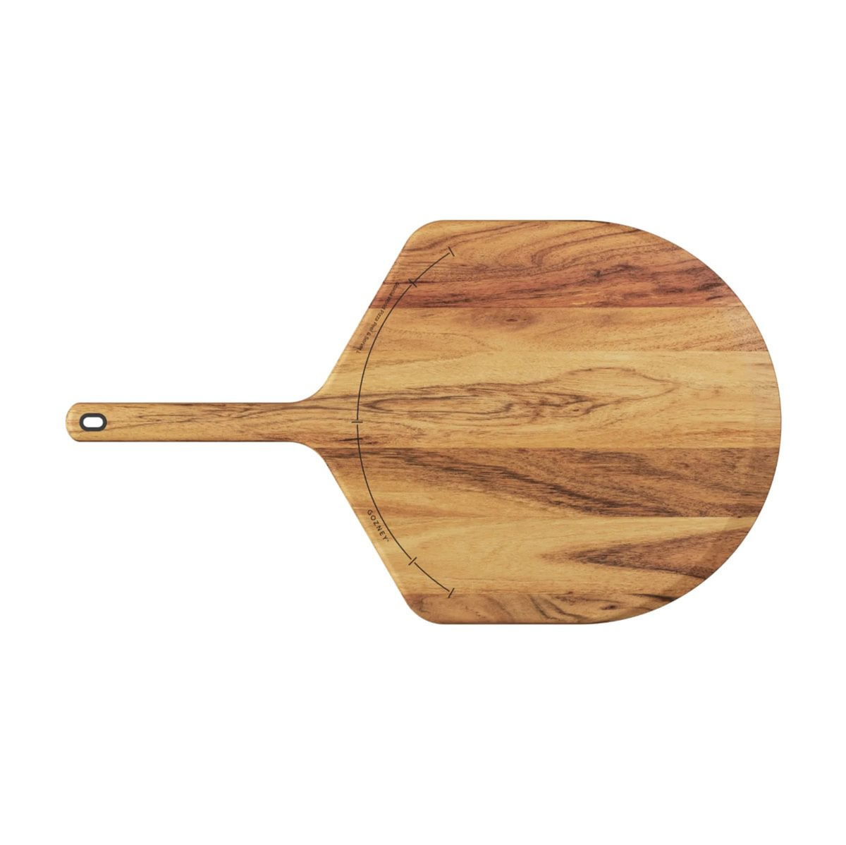 Acacia Wood Pizza Peel & Serving Platter 16" XL