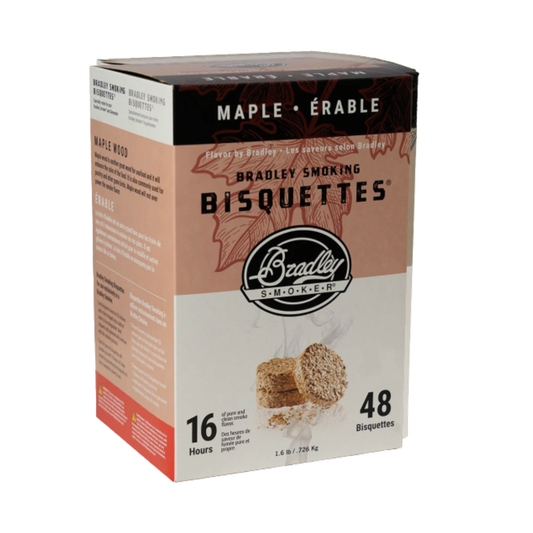 Bradley Smoker Maple Wood Bisquettes ®  Pack 48