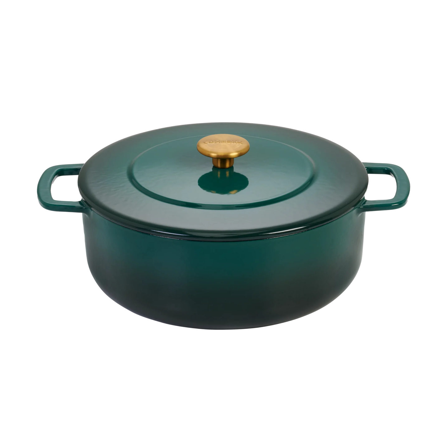Combekk® Classic Dutch Oven (28cm) – Enameled Recycled Cast Iron, Holly Green