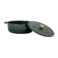 Combekk® Classic Dutch Oven (28cm) – Enameled Recycled Cast Iron, Holly Green