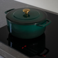 Combekk® Classic Dutch Oven (28cm) – Enameled Recycled Cast Iron, Holly Green