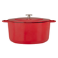 Combekk® Sous-Chef Dutch Oven (32cm) – Enameled Recycled Cast Iron, Red