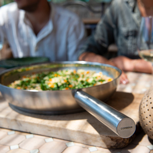 Combekk SUS-Y Pro Fry Pan (32cm) – Uncoated Recycled Stainless Steel