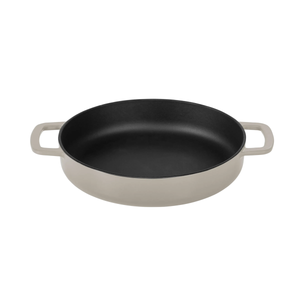 Combekk® Double Handle Skillet (24cm) – Enameled Recycled Cast Iron, Sand