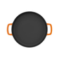Combekk Sous-Chef Double Handle Fry Pan (28cm) – Enameled Recycled Cast Iron, Orange