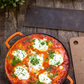 Combekk Sous-Chef Double Handle Fry Pan (28cm) – Enameled Recycled Cast Iron, Orange