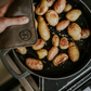 Combekk Sous-Chef Double Handle Fry Pan (28cm) – Enameled Recycled Cast Iron, Black