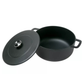 Combekk® Sous-Chef Dutch Oven (24cm) – Enameled Recycled Cast Iron, Black