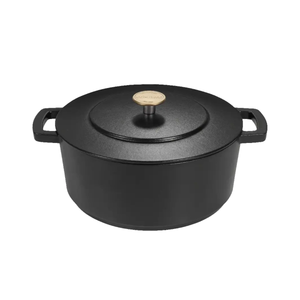 Combekk® Original Heritage Dutch Oven (28cm) – Enameled Recycled Cast Iron, Black