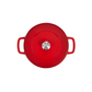 Combekk® Classic Dutch Oven (24cm) – Enameled Recycled Cast Iron, Cherry