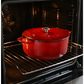 Combekk® Classic Dutch Oven (24cm) – Enameled Recycled Cast Iron, Cherry