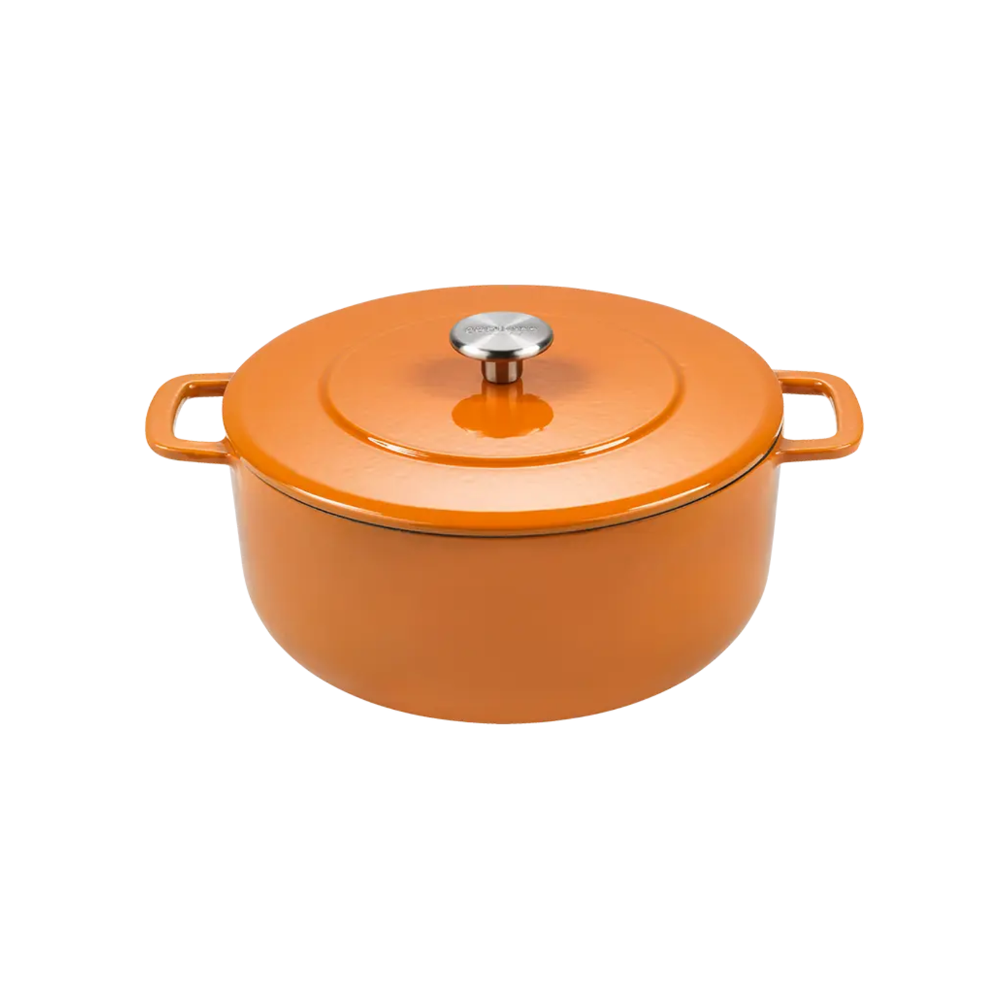 Combekk® Sous-Chef Dutch Oven (24cm) – Enameled Recycled Cast Iron, Orange