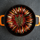 Combekk® Sous-Chef Dutch Oven (24cm) – Enameled Recycled Cast Iron, Orange