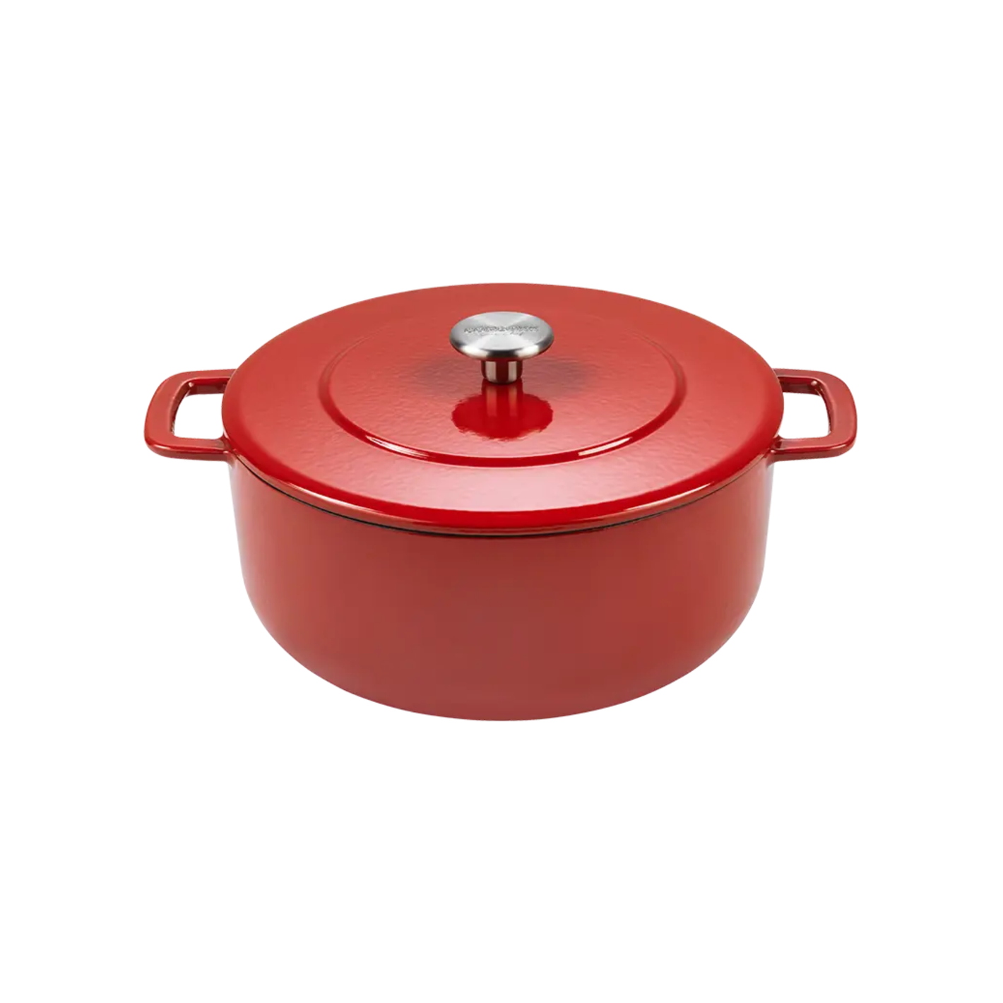 Combekk® Sous-Chef Dutch Oven (24cm) – Enameled Recycled Cast Iron, Red