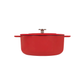 Combekk® Sous-Chef Dutch Oven (28cm) – Enameled Recycled Cast Iron, Red