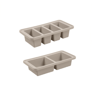 Combekk® The Original Food Cube Tray Set of 2 (250ml & 500ml) – Sand