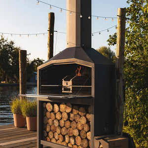Braaimaster Freestanding Duo Black