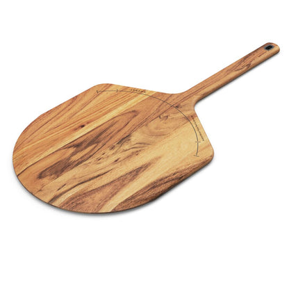 Acacia Wood Pizza Peel & Serving Platter 14" L