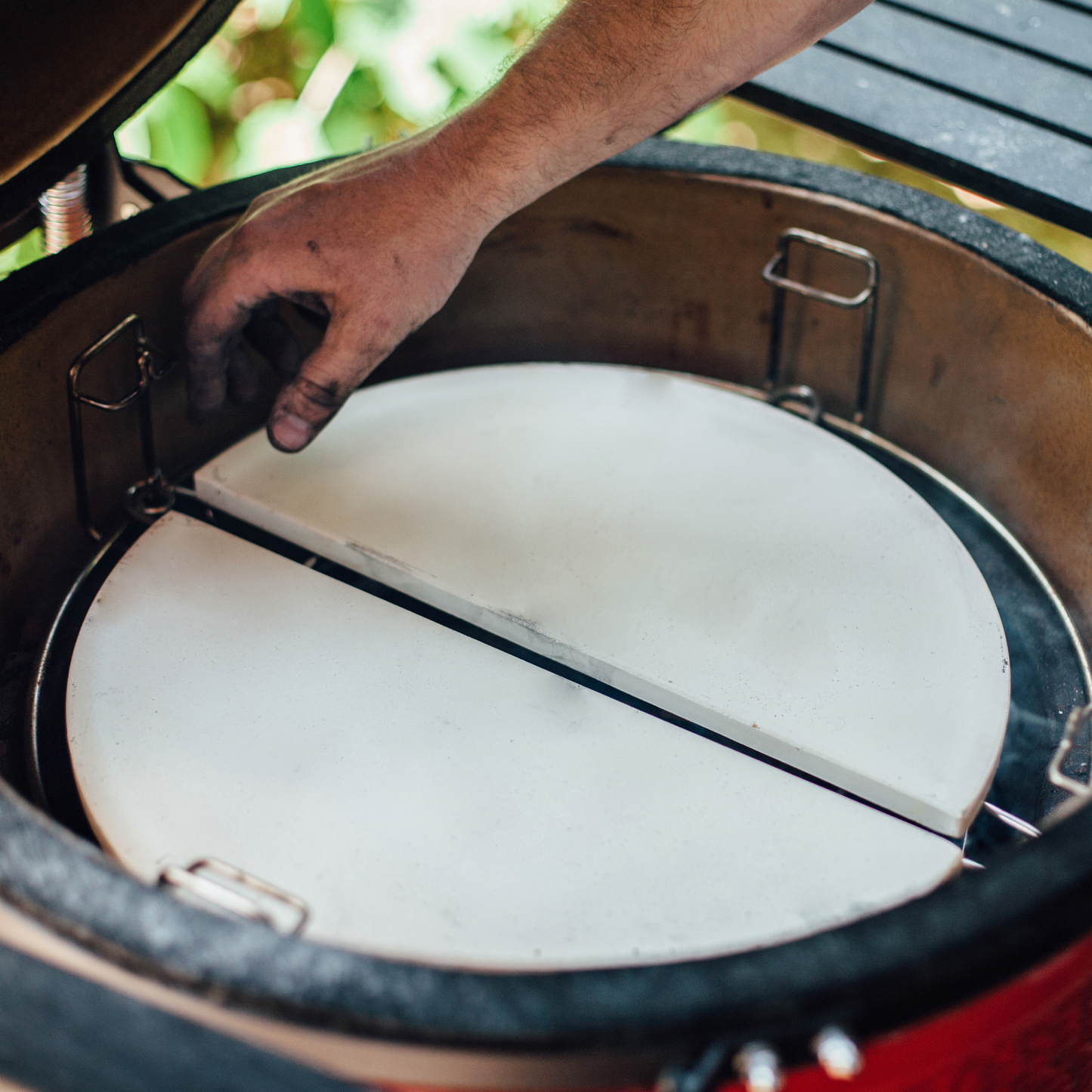 KAMADO JOE® - HALF MOON DEFLECTOR PLATE (SET OF 2)