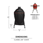 KAMADO JOE® - HEAVY DUTY GRILL COVER CLASSIC JOE