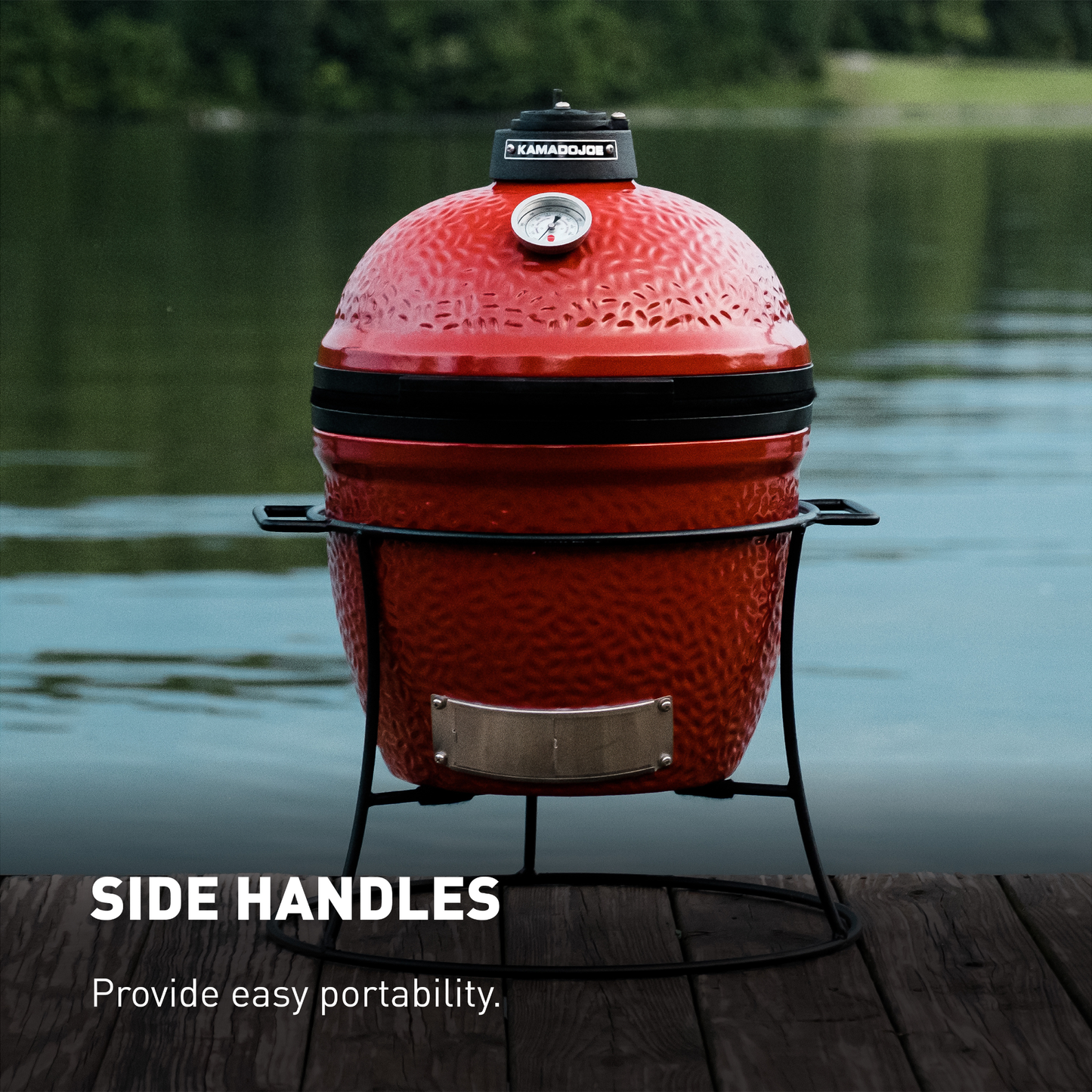 KAMADO JOE® - JOE JR™ WITH CAST IRON STAND