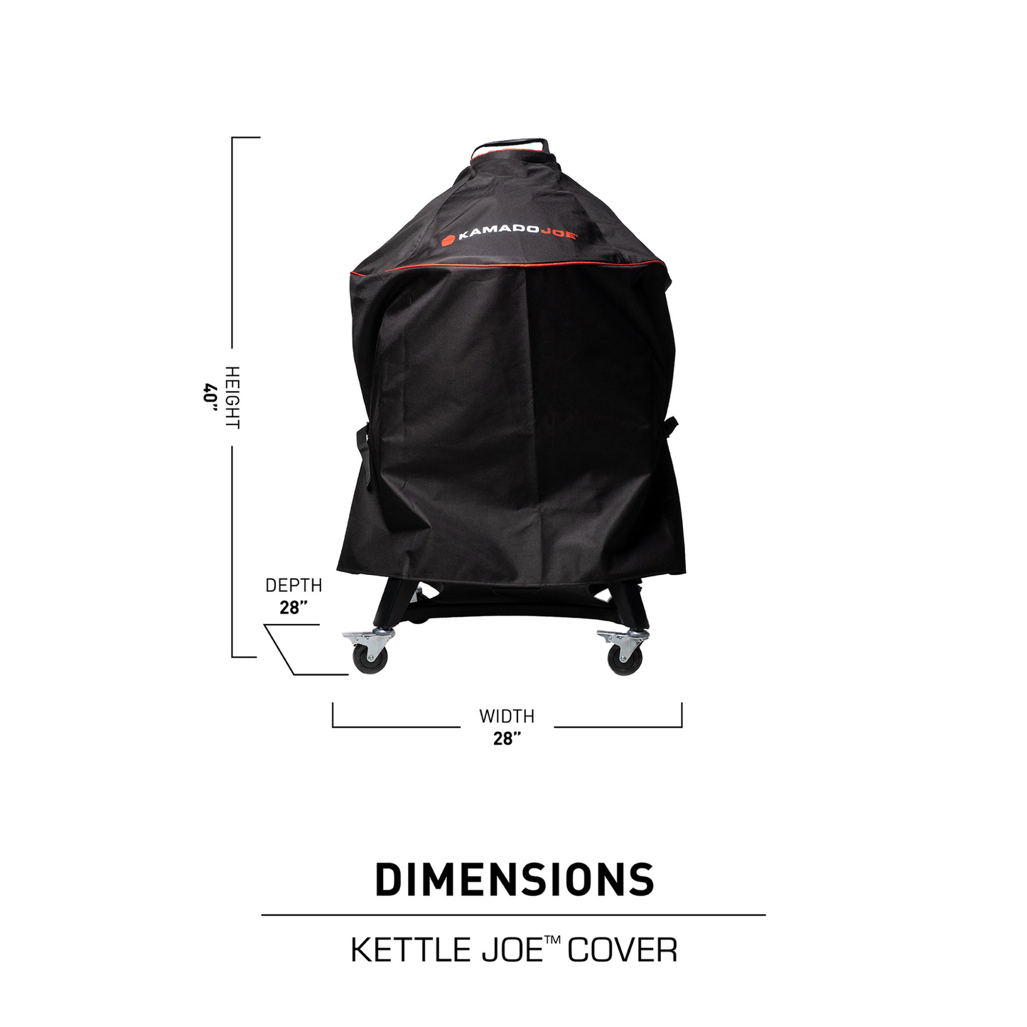 Kamado Joe Kettle Joe Cover in Black