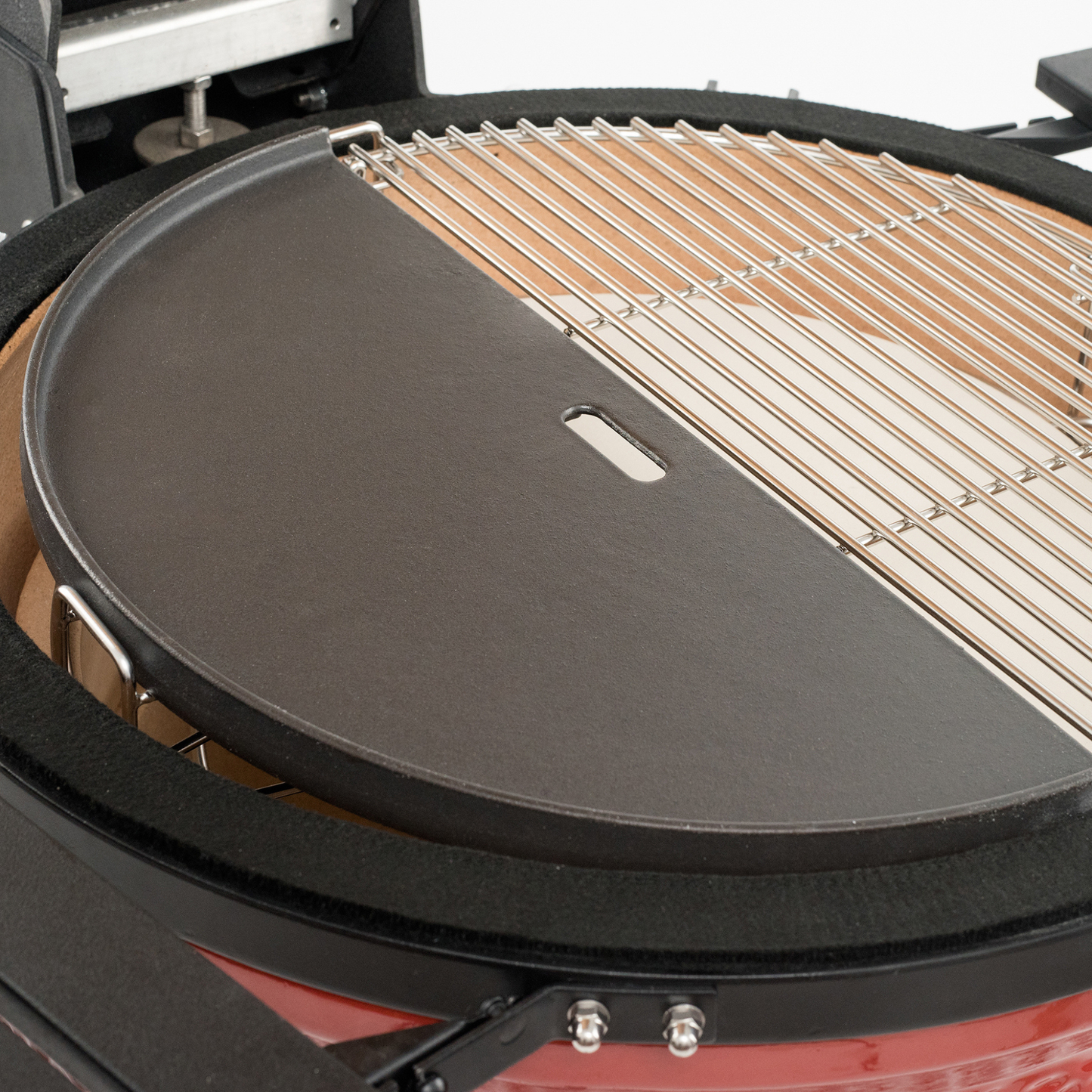 Kamado Joe® - HALF MOON CAST IRON REVERSIBLE GRIDDLE - Big Joe