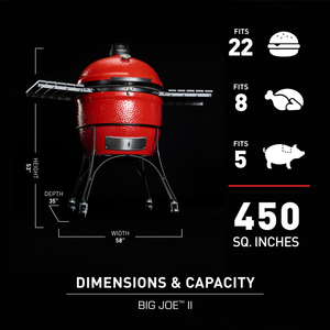 Kamado Joe® Big Joe™ Ceramic Charcoal Grill – Series II
