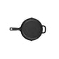 Combekk® Classic Skillet (26cm) – Enameled Recycled Cast Iron, Matt Black