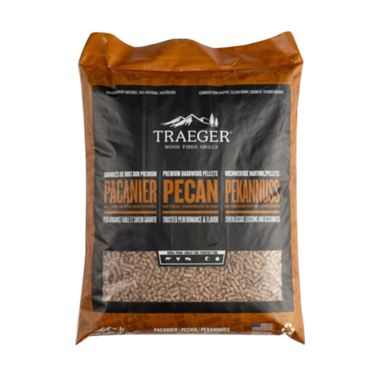 Traeger Wood pellets Pecan 100% Natural and food-grade for pellet grills - 9 kg