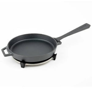 Ooni Cast Iron Skillet Pan | 9-Inch Pizza Oven Skillet