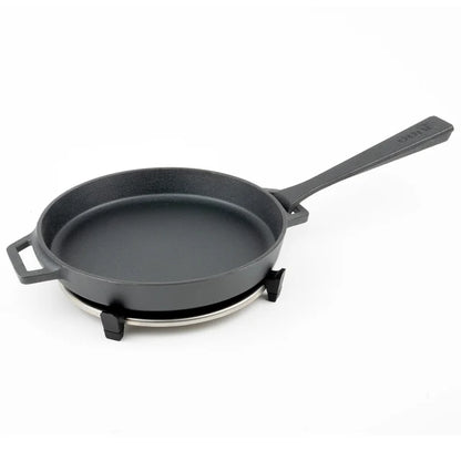 Ooni Cast Iron Skillet Pan | 9-Inch Pizza Oven Skillet