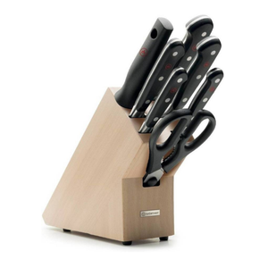 Wüsthof Classic 7-Piece Knife Block Set (Natural Beech Wood)