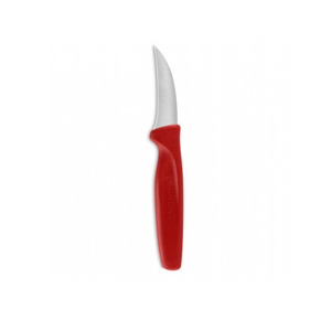 Wüsthof Create Peeling Knife (6 cm / 2.36 inches) with a red handle