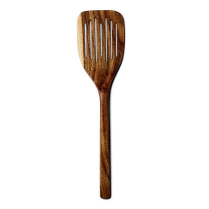 Dutch Deluxes Wooden Utensil Skimmer Spatula XL ACACIA Acacia