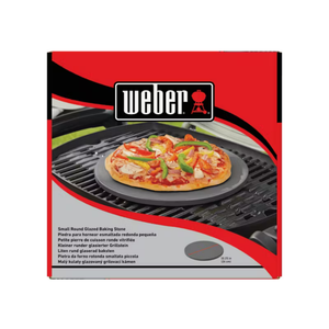 Weber® Small Round Glazed Baking Stone - 26 cm