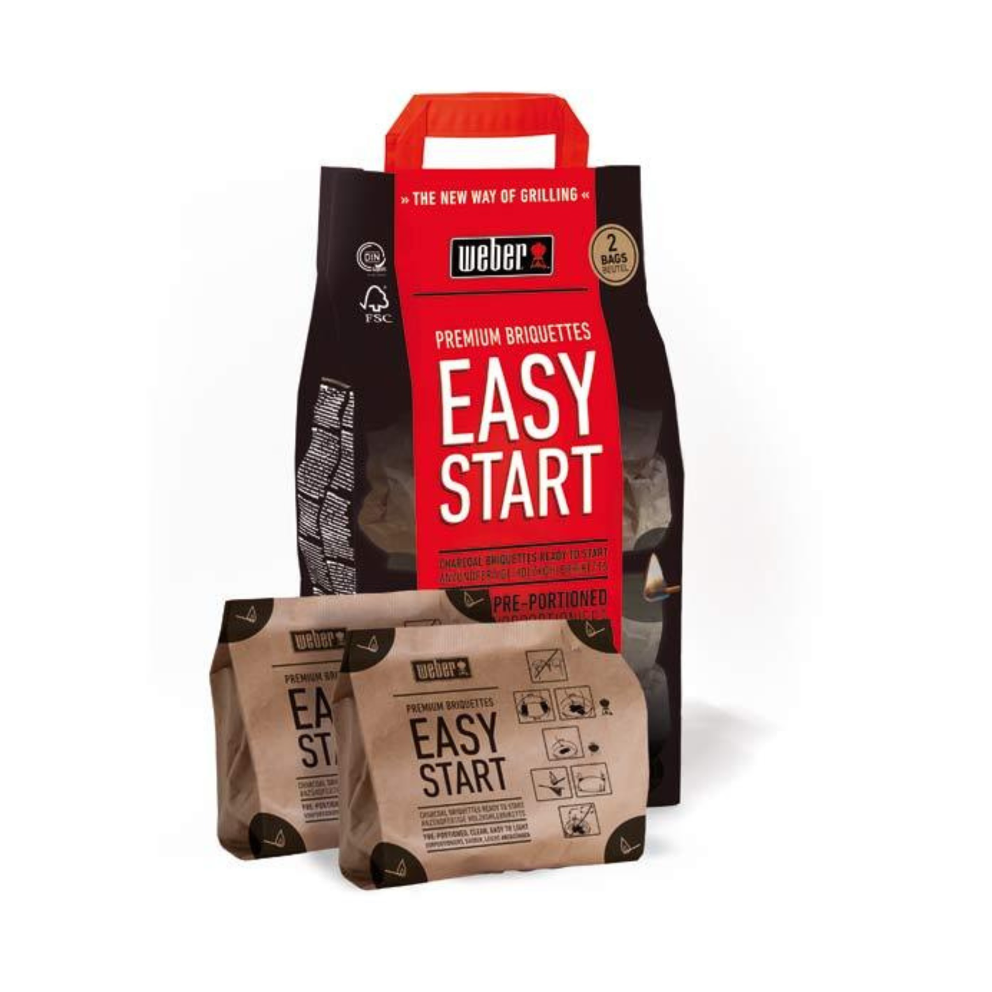 WEBER BRIQUETES PREMIUM EASY START