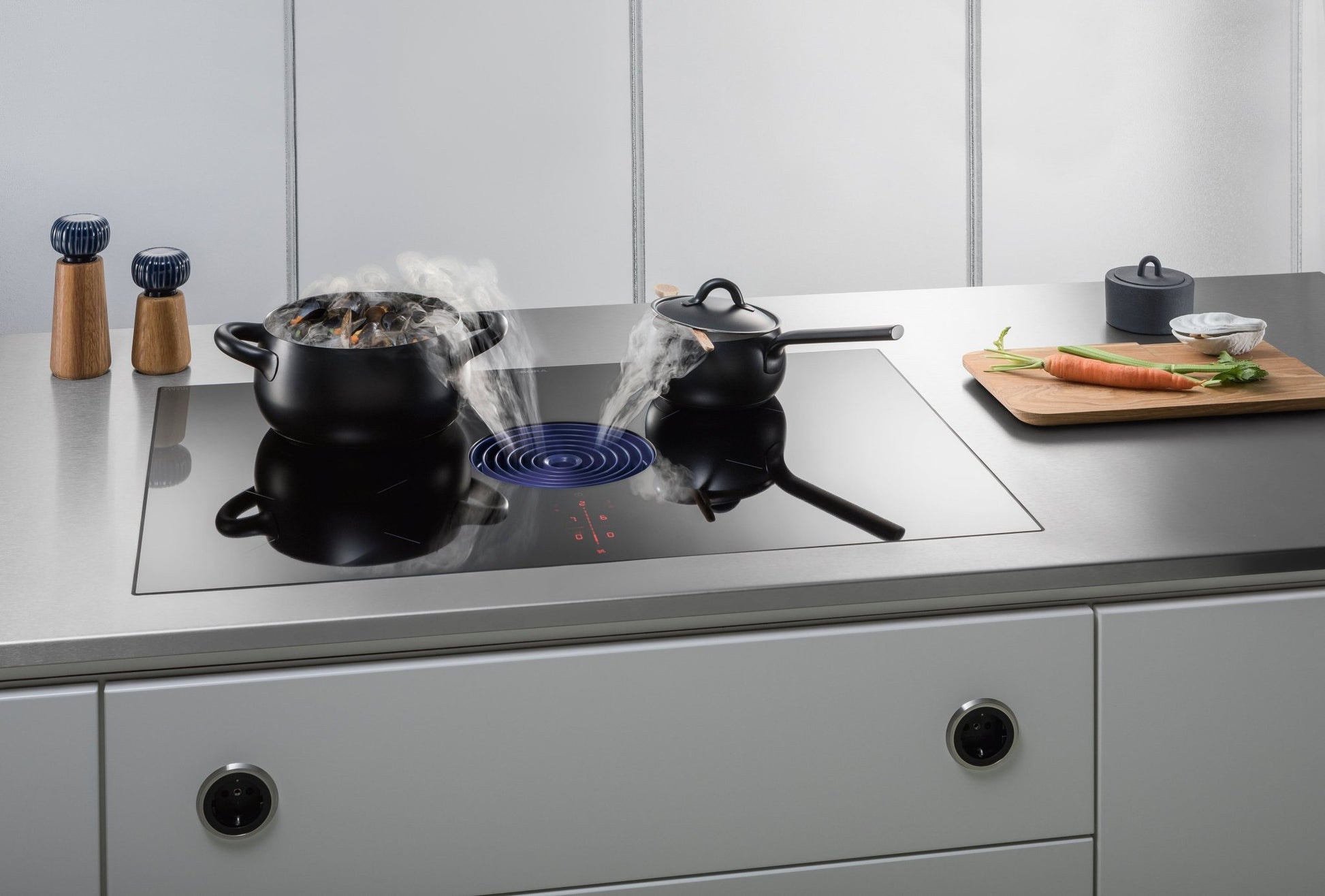 BORA PURA INDUCTION COOKTOP PREPARED FOR EXTRACTING AIR - Importeco