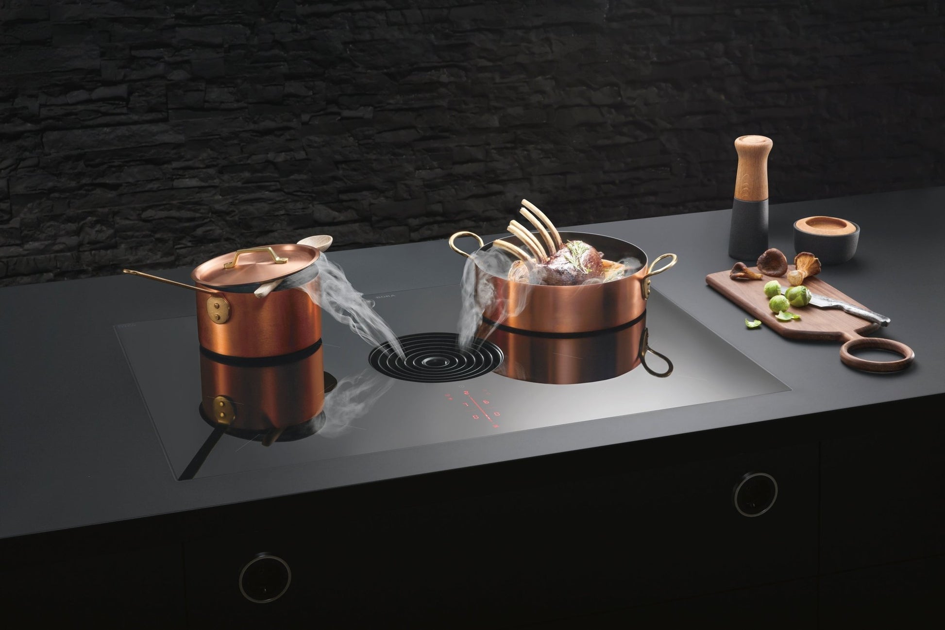 BORA PURA INDUCTION COOKTOP PREPARED FOR EXTRACTING AIR - Importeco