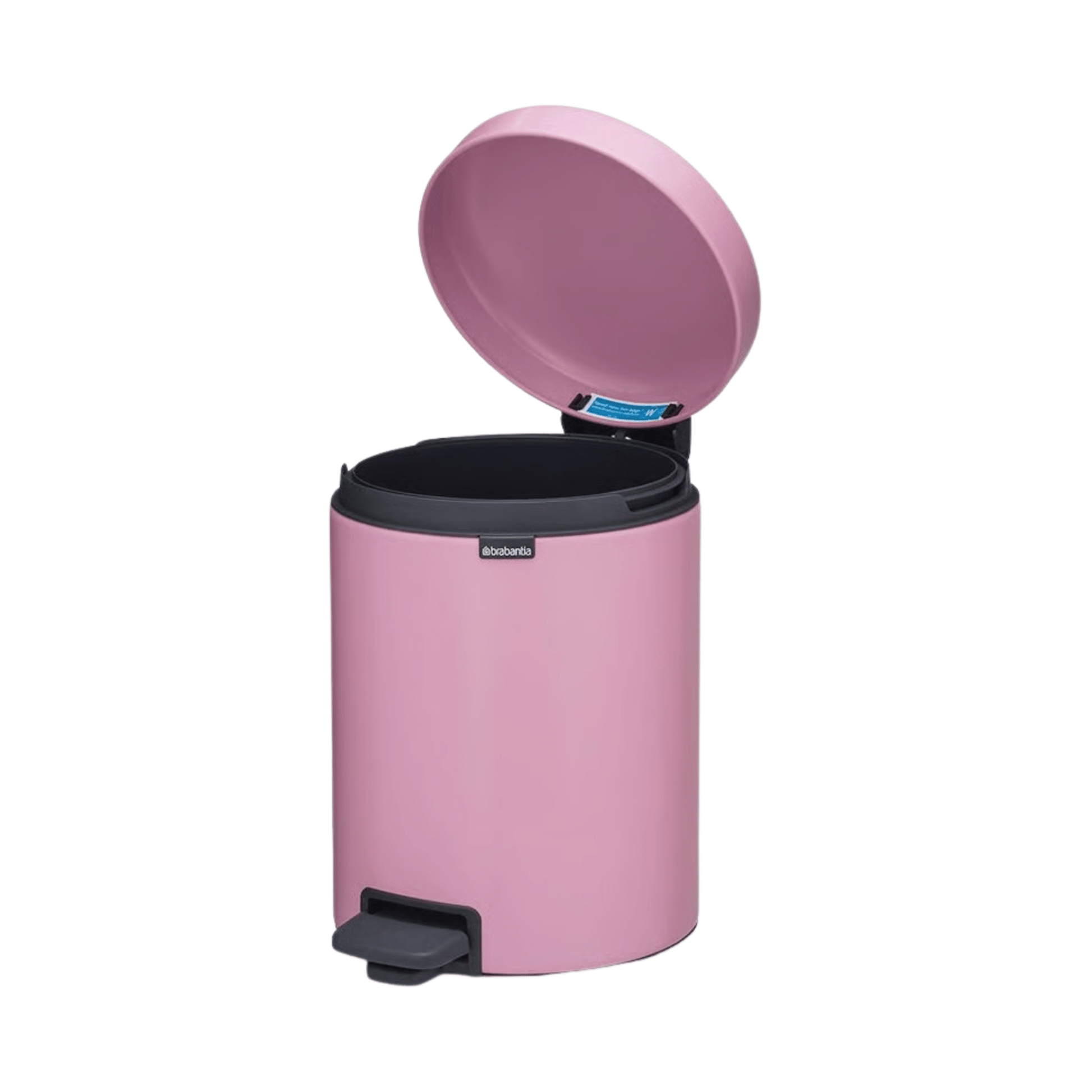 BRABANTIA BALDE DE LIXO DE PEDAL NEWICON 5L, LILAC PINK - Importeco