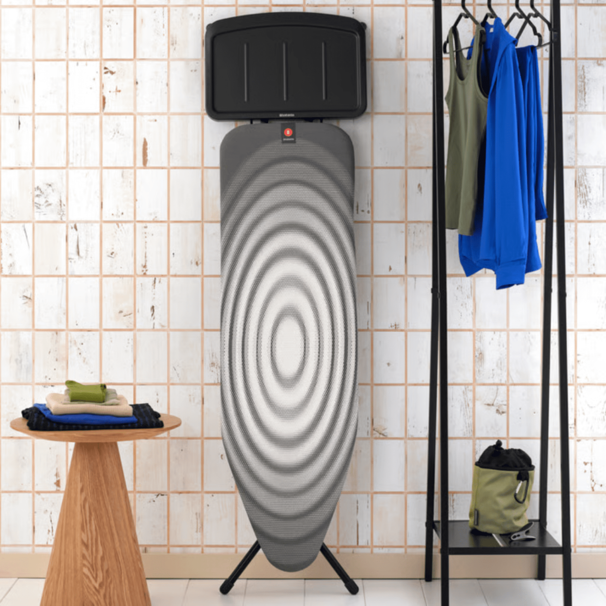 BRABANTIA TÁBUA DE PASSAR A FERRO B, 124x38cm, TITAN OVAL - Importeco