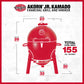 CHAR-GRILLER AKORN JR. KAMADO CHARCOAL GRILL BLACK - Importeco