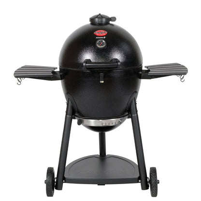 CHAR-GRILLER AKORN KAMADO CHARCOAL GRILL, BLACK - Importeco