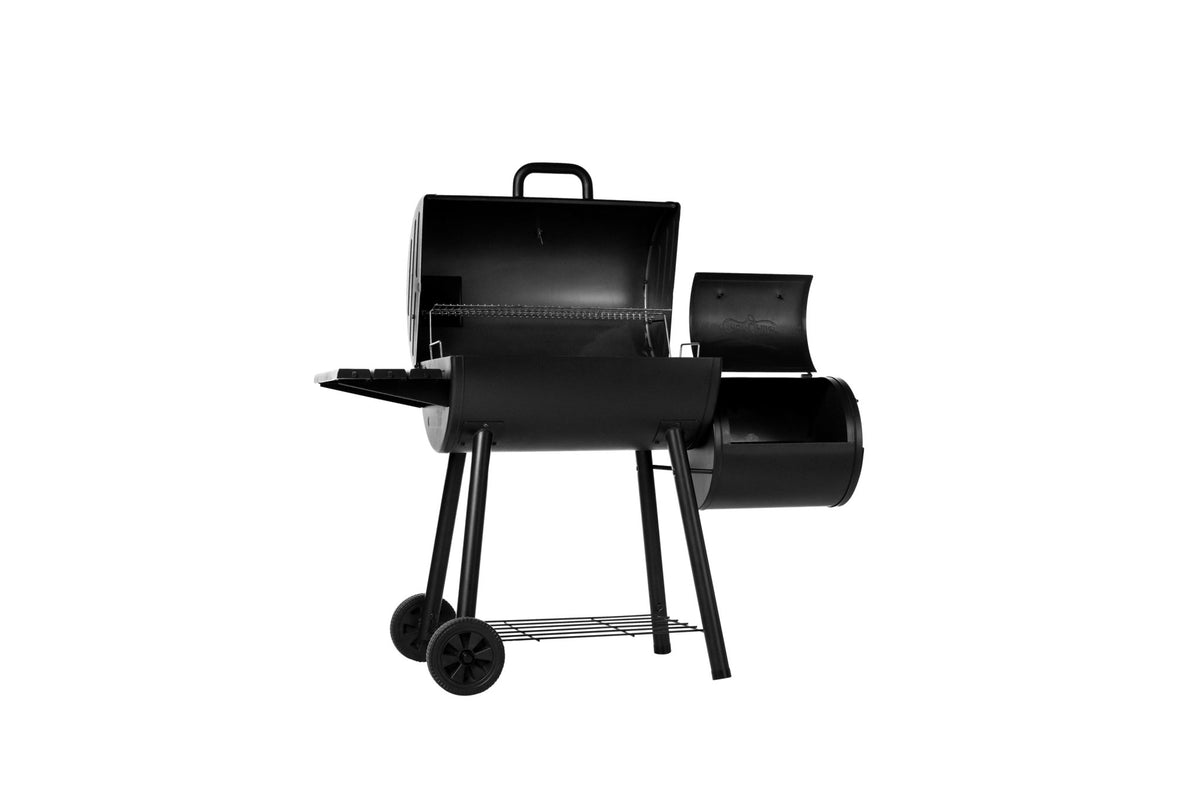 CHAR-GRILLER Smokin' Pro™ Barrel Grill and Offset Smoker - Importeco
