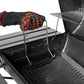 CHAR-GRILLER WRANGLER CHARCOAL BARRELL GRILL WITH METAL FRONT AND SIDE SHELF - Importeco