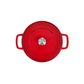Combekk® Classic Dutch Oven (24cm) – Enameled Recycled Cast Iron, Cherry - Importeco